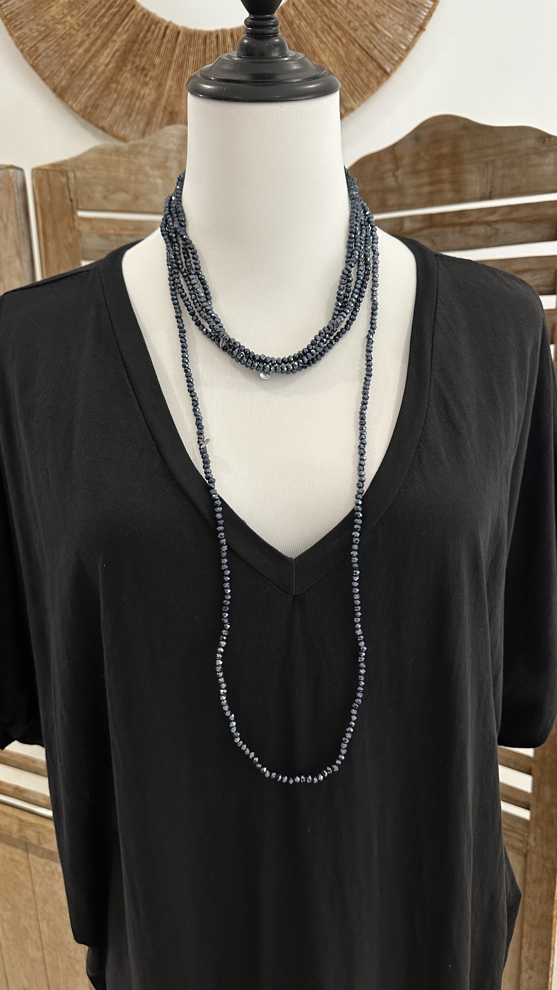 Collier SHINNY Gris antharacite