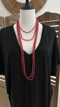 Collier SHINNY Rouge