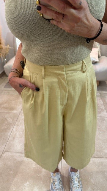 Ensemble (Blazer+Bermudas) EDEN Jaune