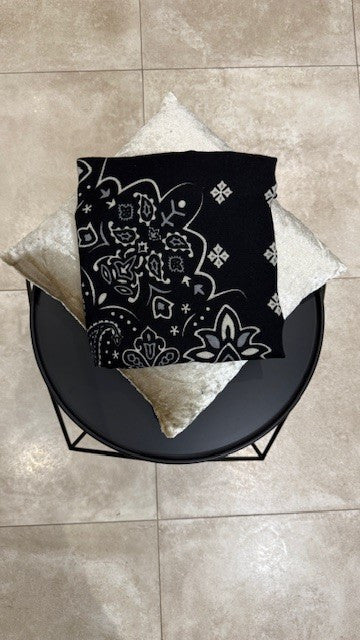 Foulard BANDY Noir 110*110 cm