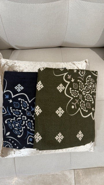 Foulard BANDY Marine 110*110 cm