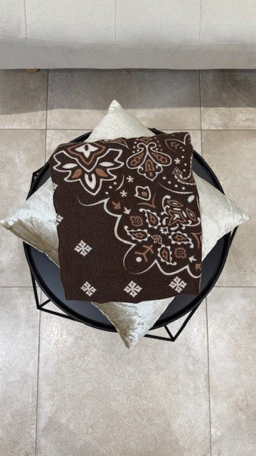 Foulard BANDY Chocolat 110*110 cm