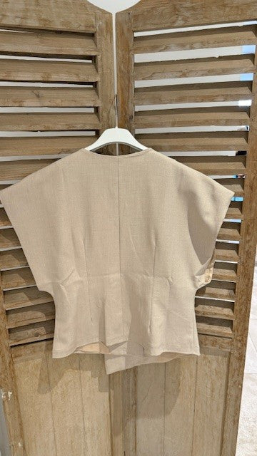 Gilet sans manches PETER Beige