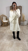 Manteau Long ENORA Ecru