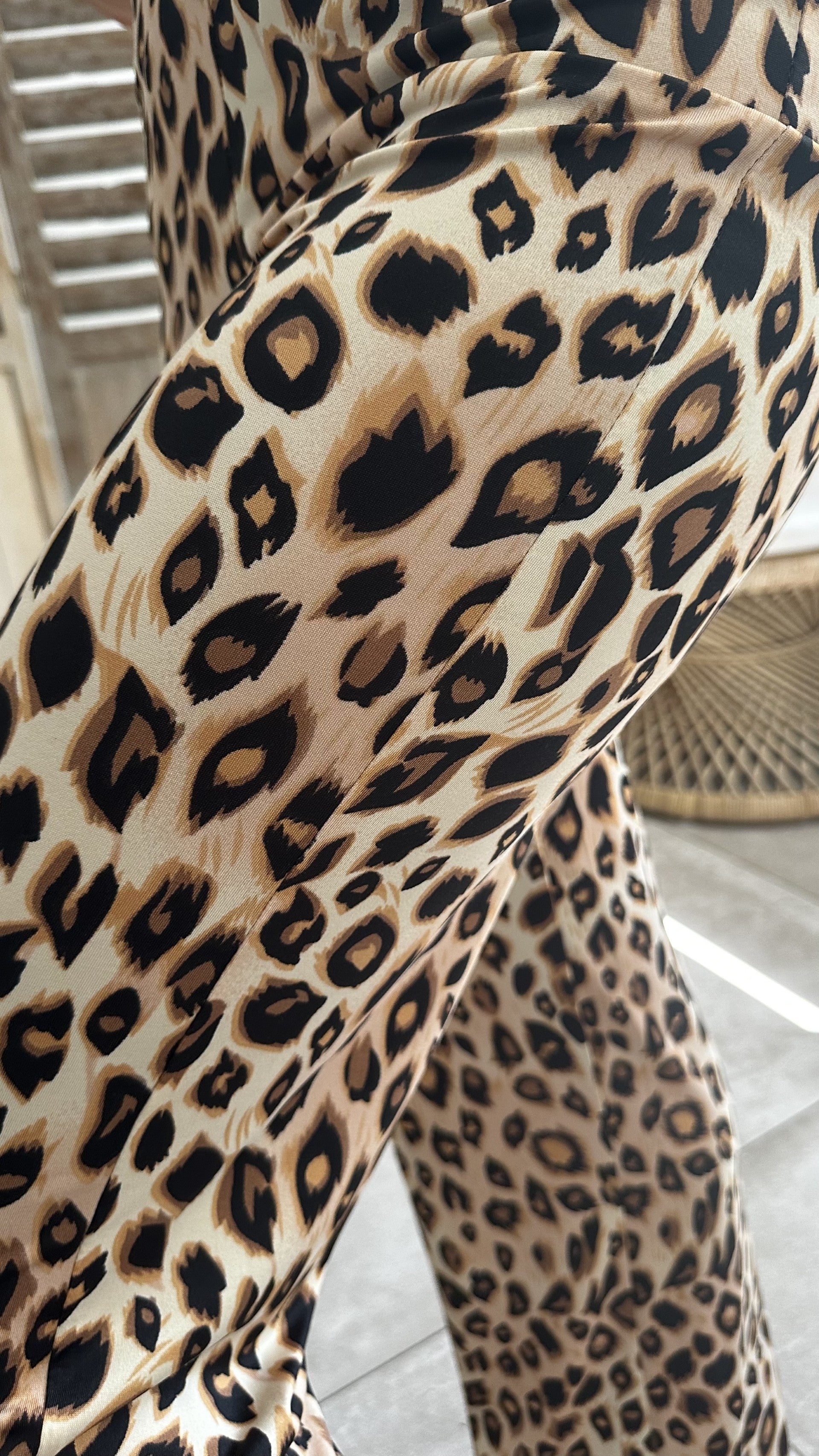 Pantalon GUAX Léopard clair