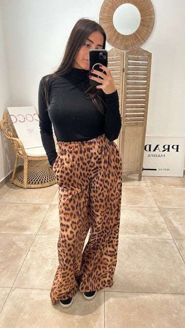 Pantalon JEANNE Léopard