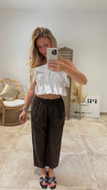 Pantalon KARL Chocolat