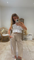 Pantalon KARL Beige
