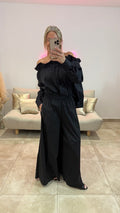 Pantalon Large en coton PETRU Noir