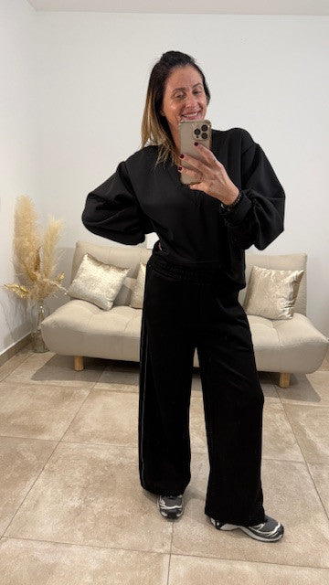 Pantalon Large MARTIN Noir