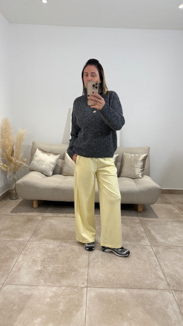 Pantalon Large MARTIN Jaune