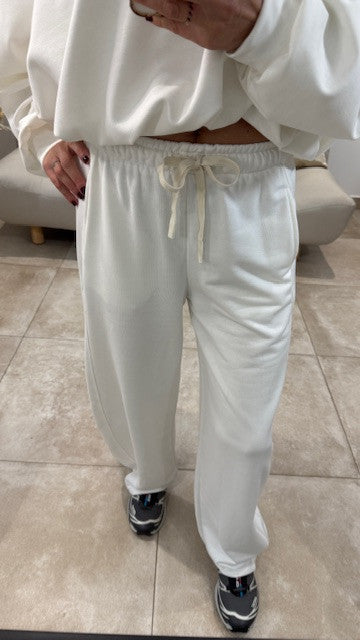 Pantalon large SACHA Blanc