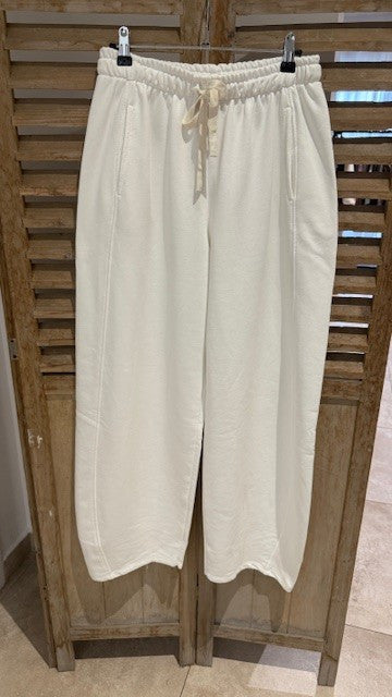 Pantalon large SACHA Blanc