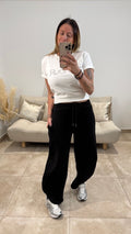 Pantalon Molleton "ballon" BINGO Noir
