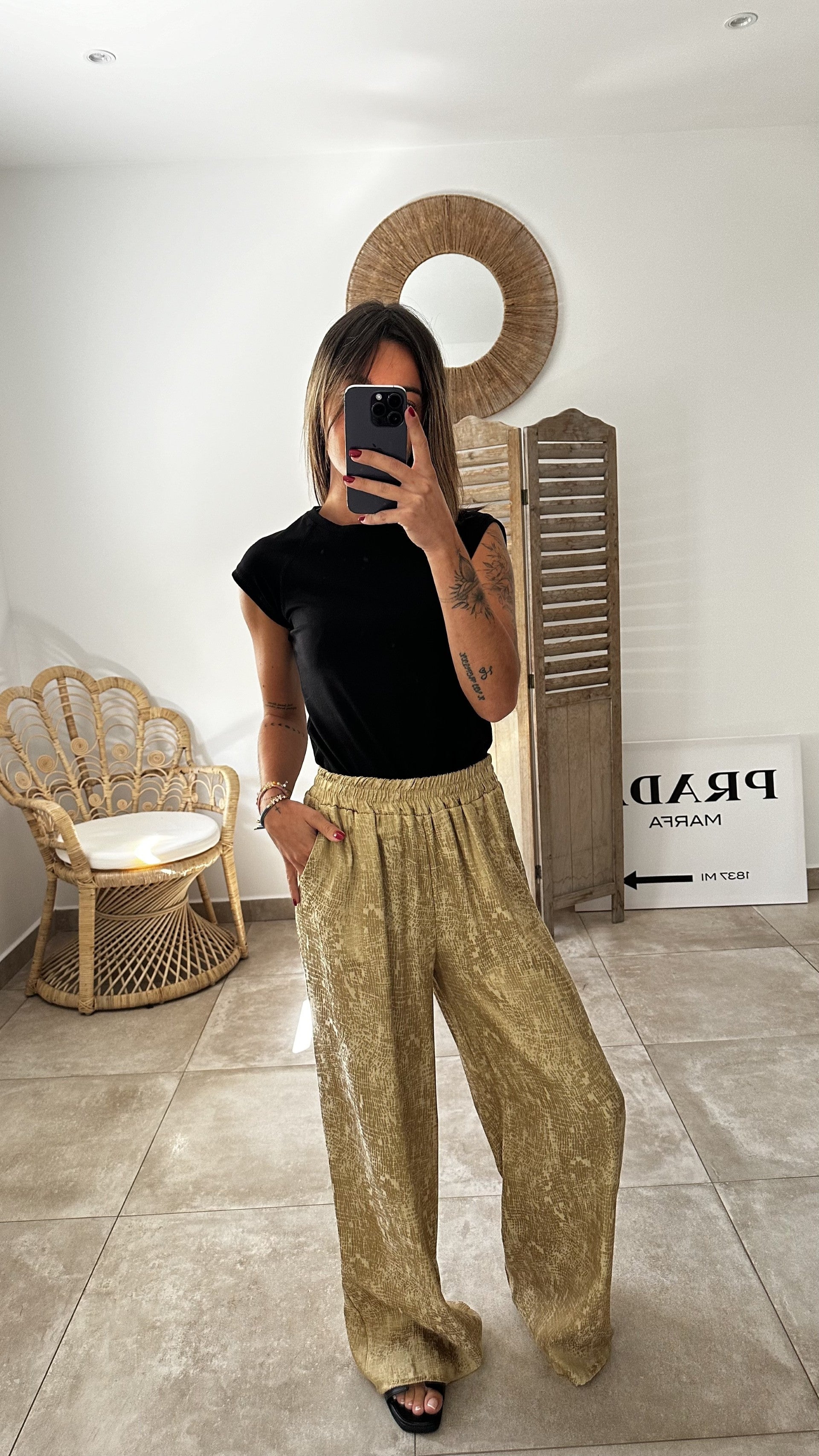 Pantalon SISSI Doré