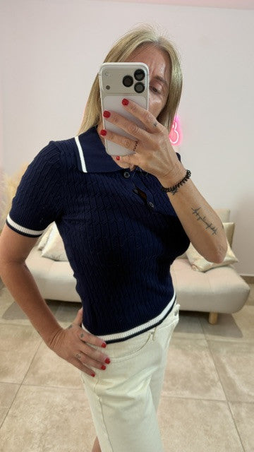 Polo MC MATTEO Marine