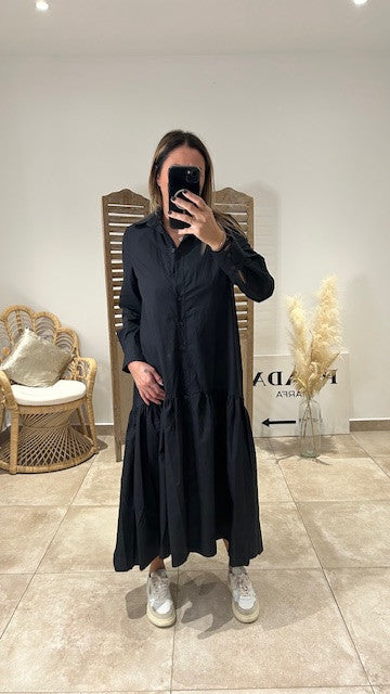 Robe Chemise AURELIE Noir