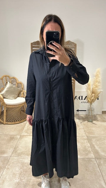 Robe Chemise AURELIE Noir