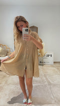 Robe Chemise LISA Camel