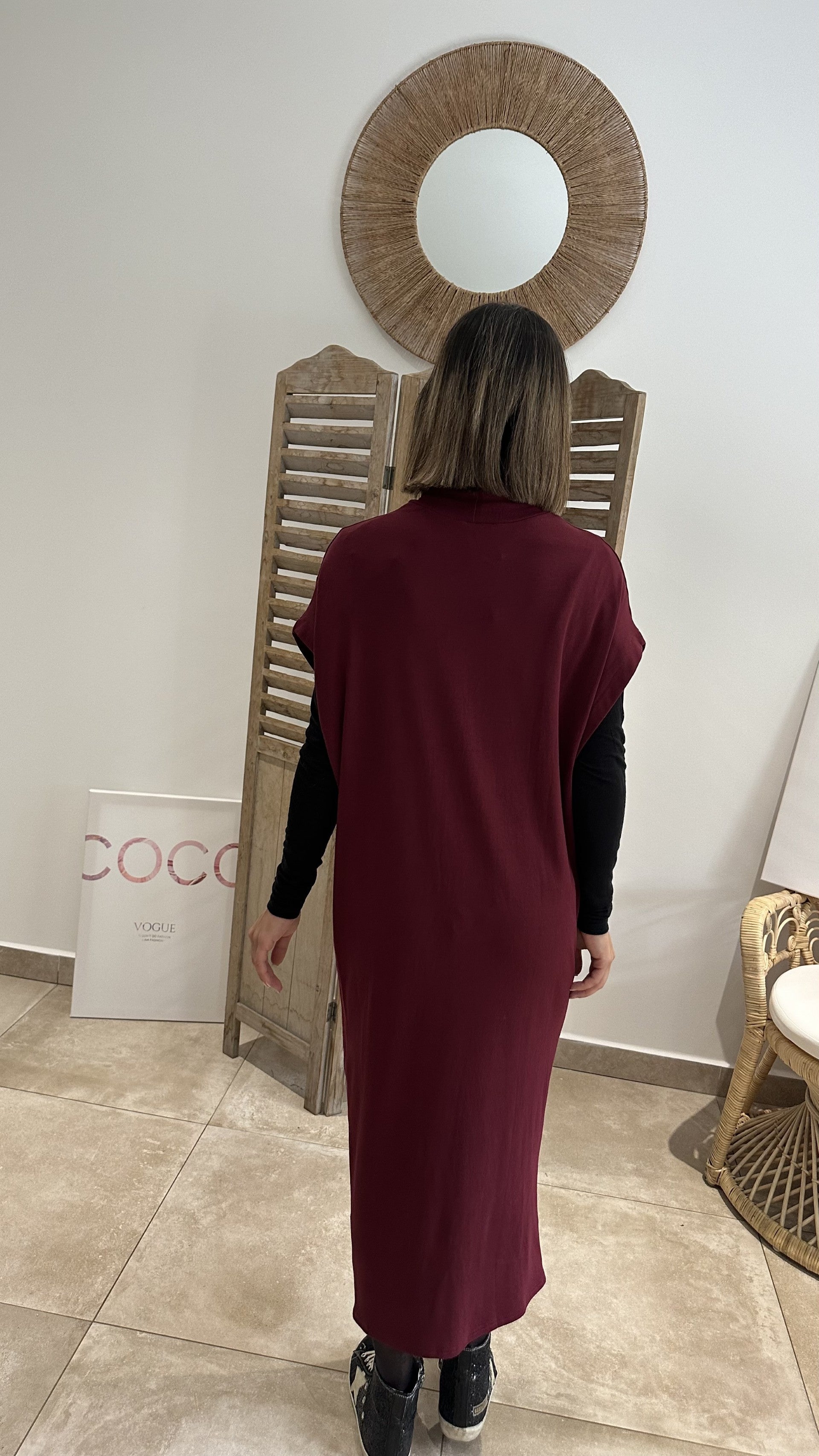 Robe GABY Bordeaux
