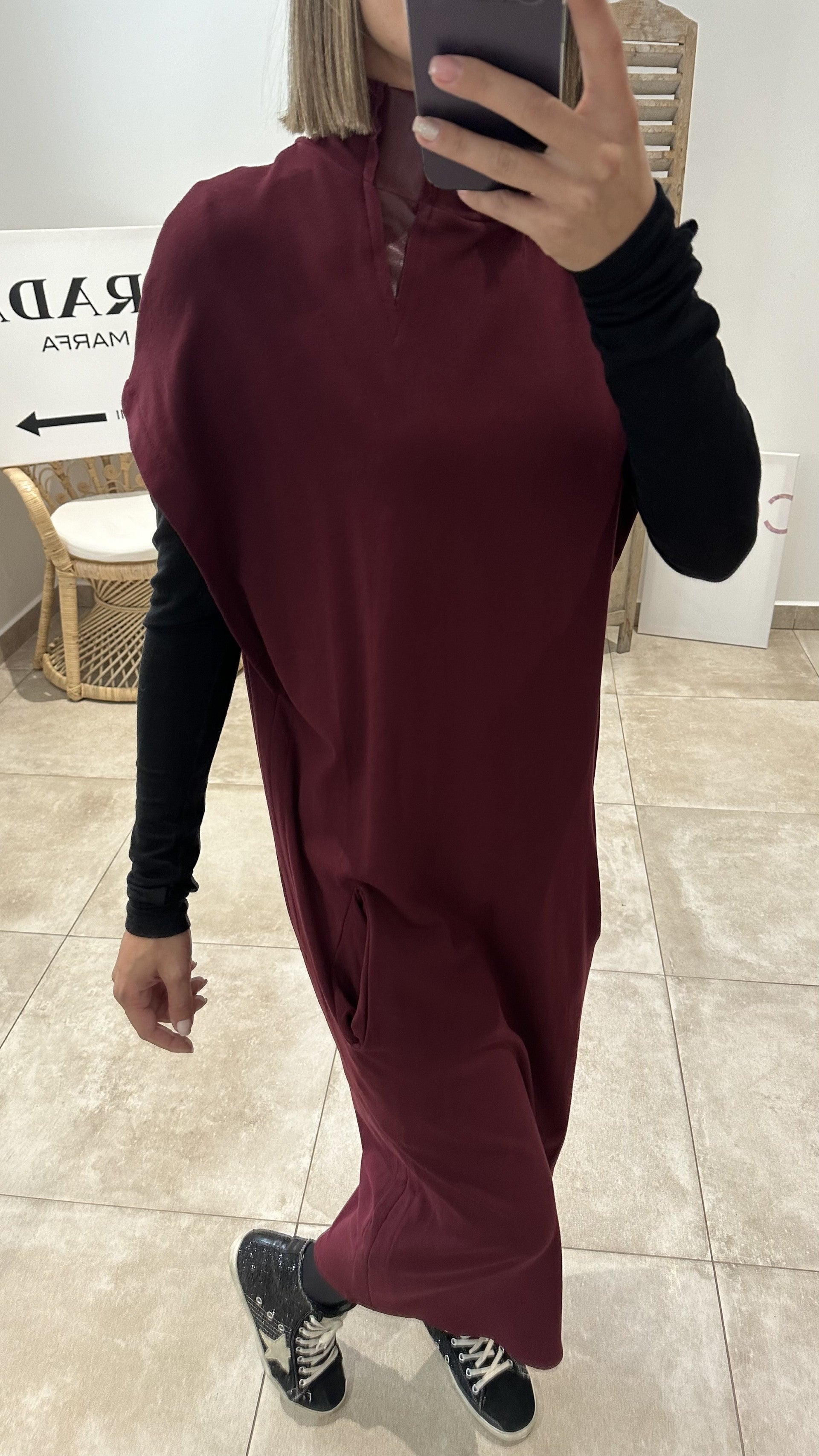 Robe GABY Bordeaux