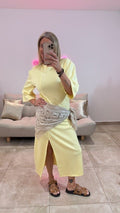 Robe Longue JULIA Jaune