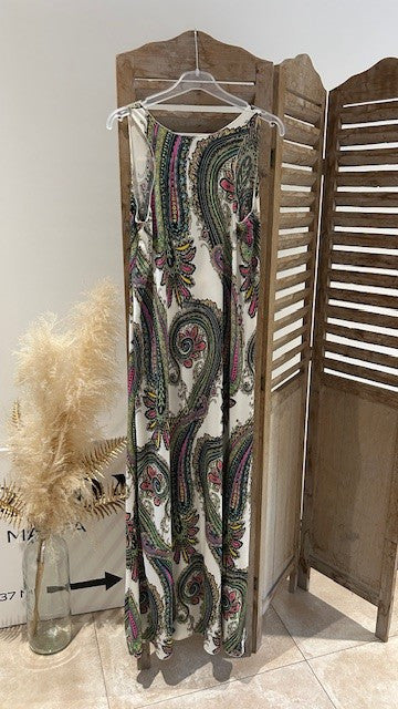 Robe MARCEL Blanc Arabesque