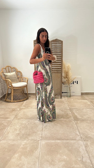 Robe MARCEL Blanc Arabesque