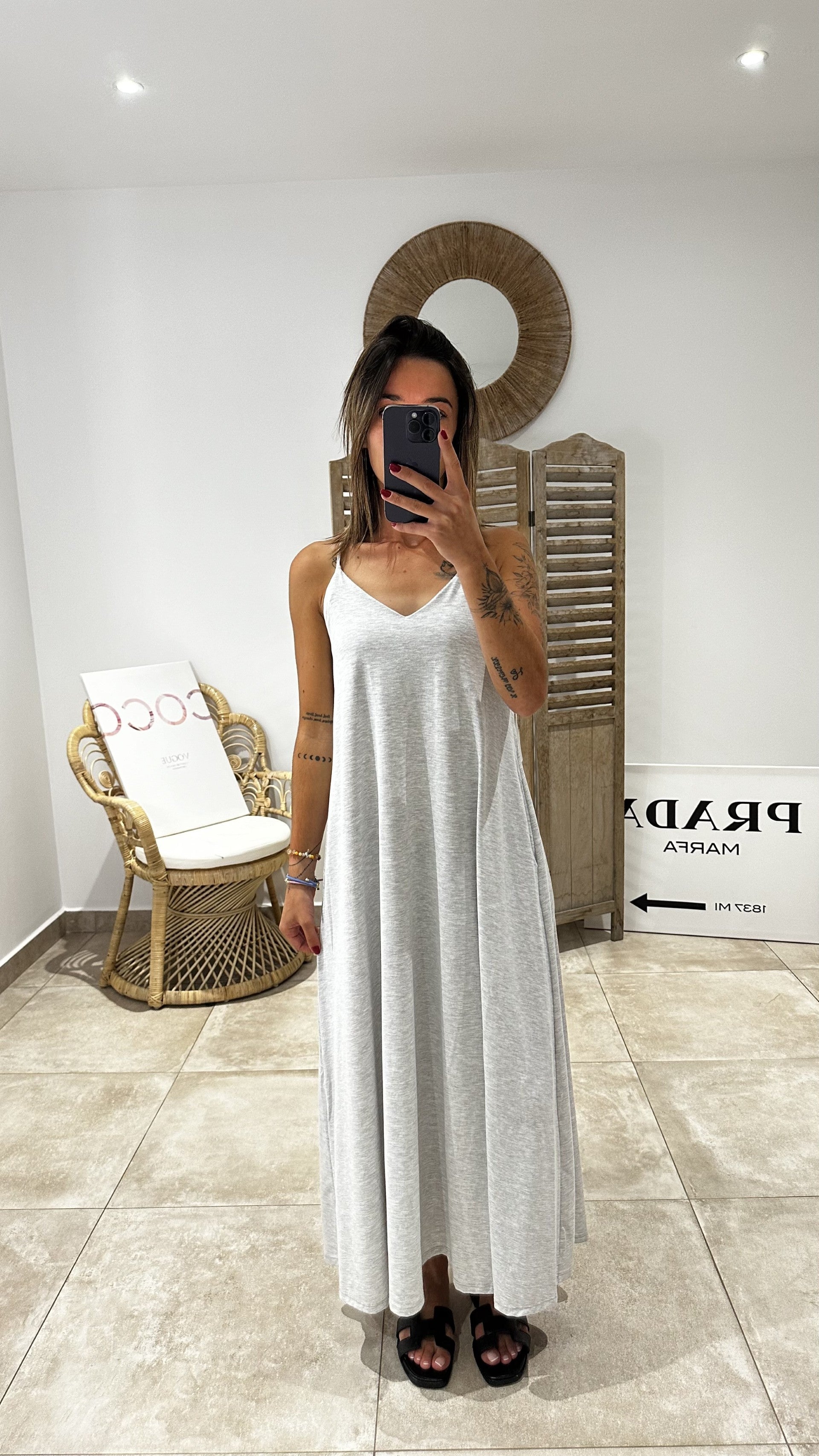 Robe MAYLI Gris