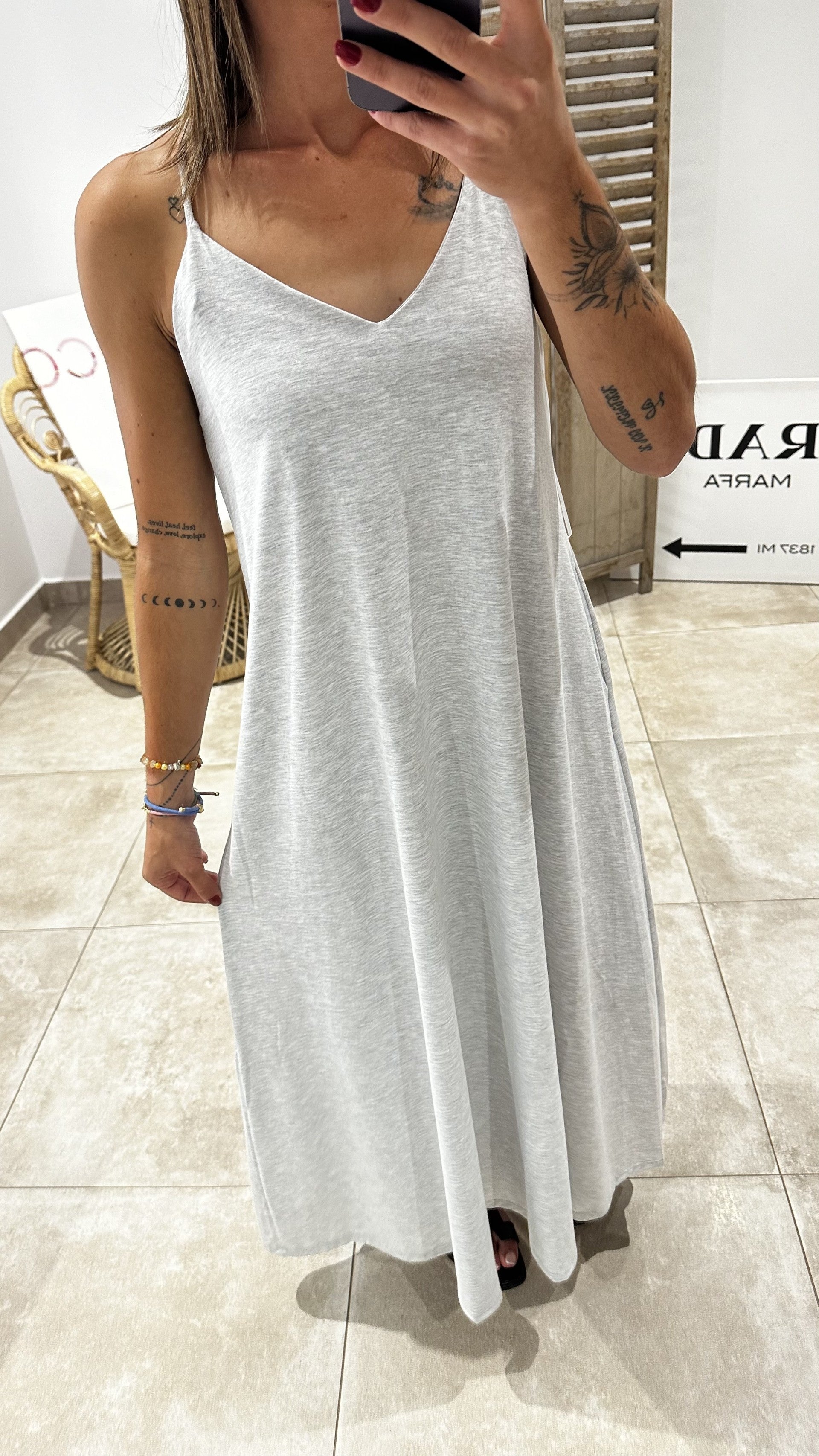 Robe MAYLI Gris