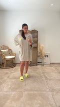 Robe/Paréo Tee-Shirt ST TROPEZ Beige