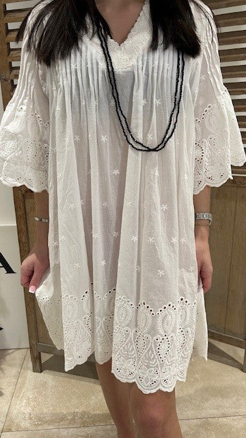 Robe TIZIANA Blanc