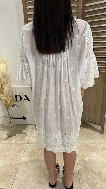 Robe TIZIANA Blanc