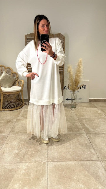 Robe LOLY Blanc