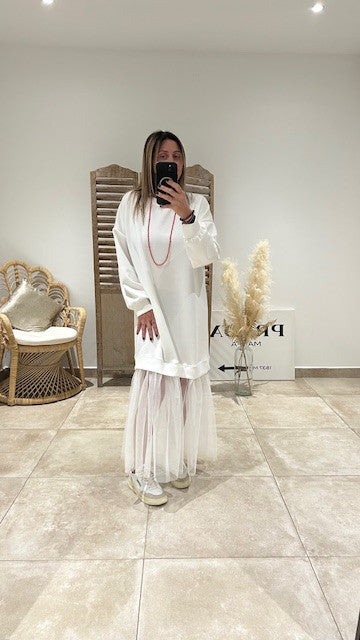 Robe LOLY Blanc