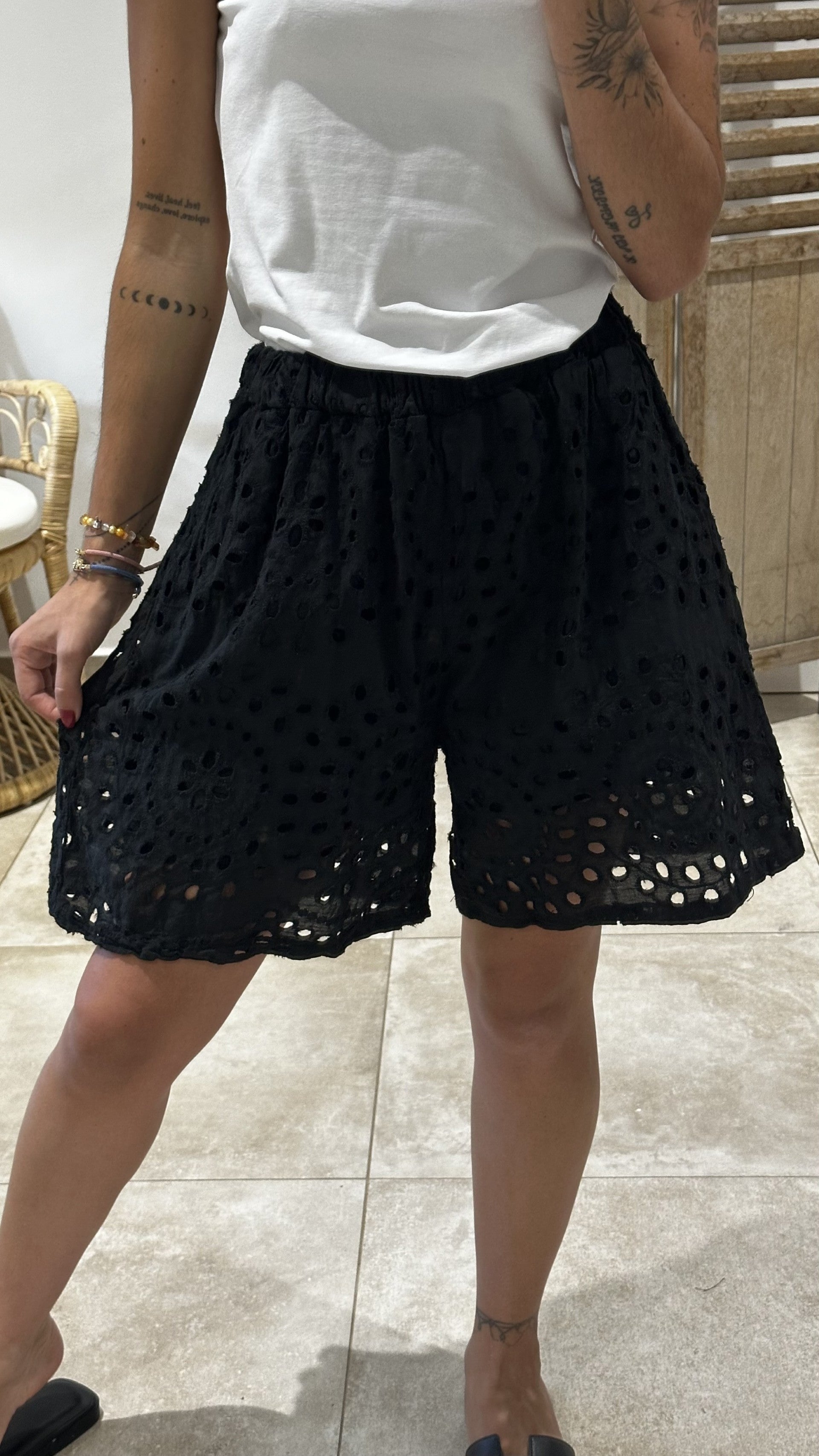 Short ANGELO Noir