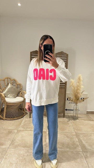 Sweat CIAO Blanc