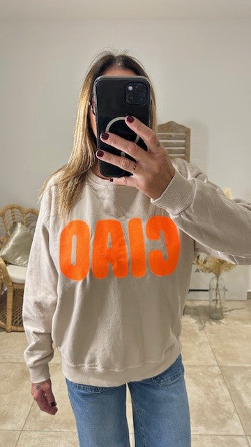 Sweat CIAO Beige
