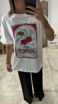 T-shirt CHERRY Blanc