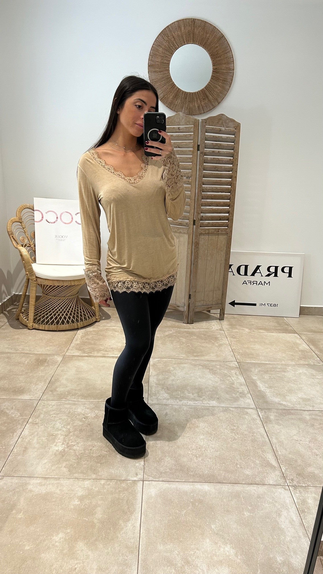 T-Shirt ML SONIA Camel