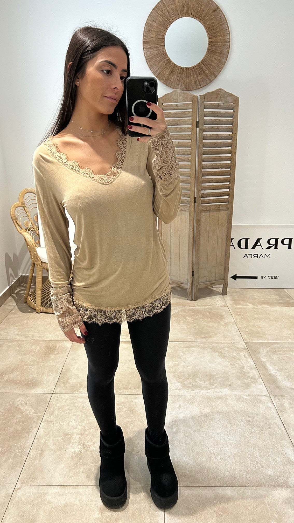 T-Shirt ML SONIA Camel