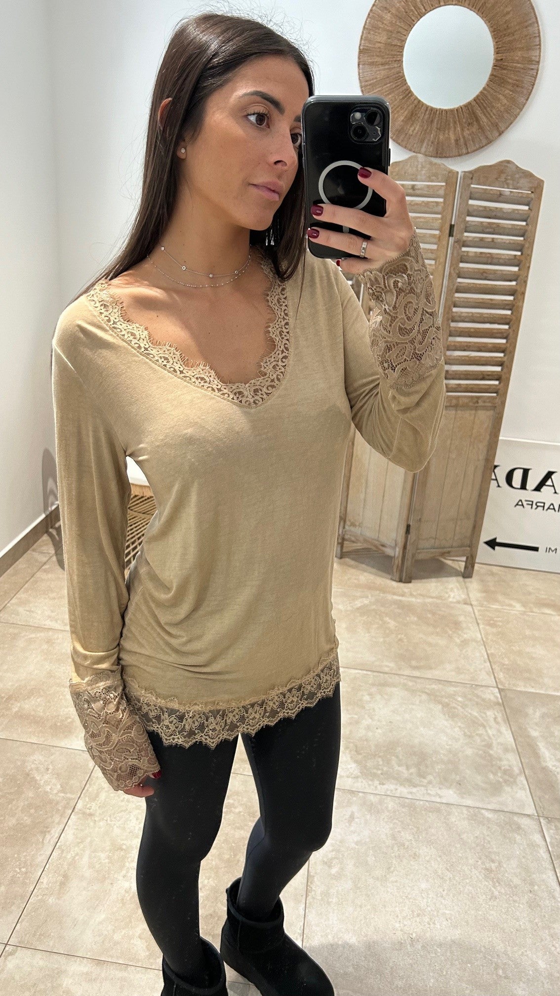 T-Shirt ML SONIA Camel