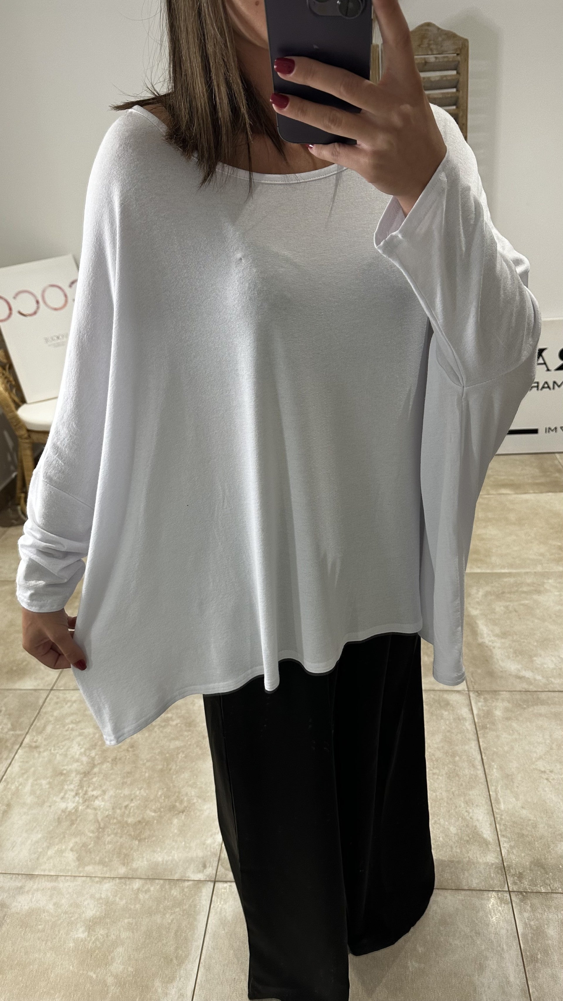 T-Shirt Over Blanc