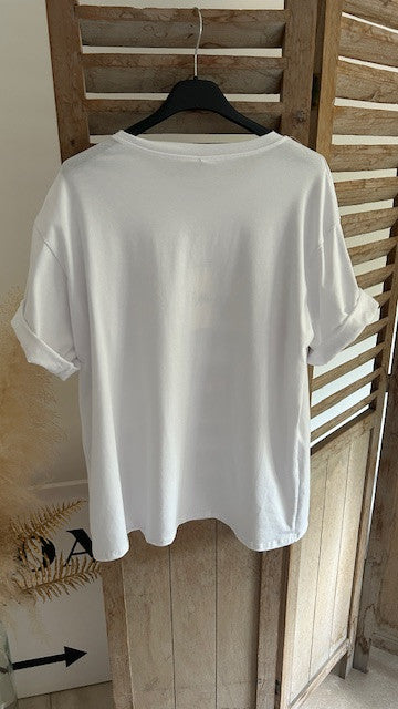 Tee-shirt SUN Blanc