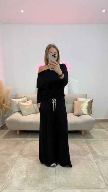 Top Fluide ALLAN Noir