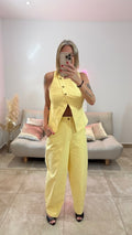 Gilet Sans manches PAOLO Jaune