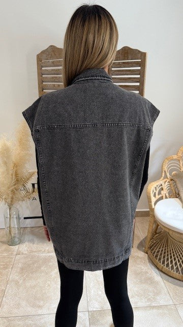 Veste ASHLEY Jean Gris