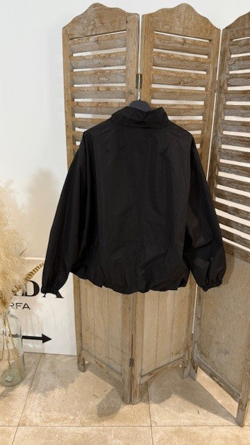 Blouson Coupe-Vent/K-way MOTO Noir