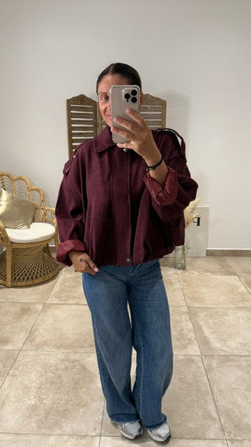 Veste DANY Bordeaux