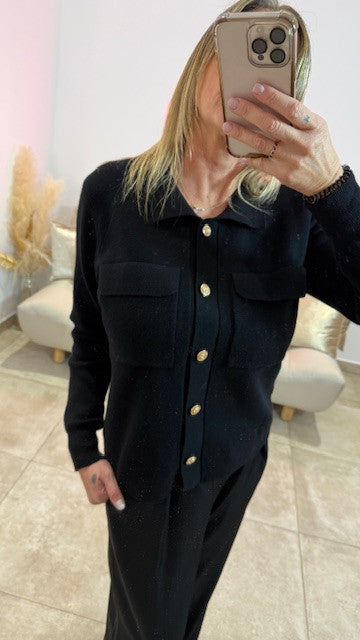Veste en Lainage MARJO Noir
